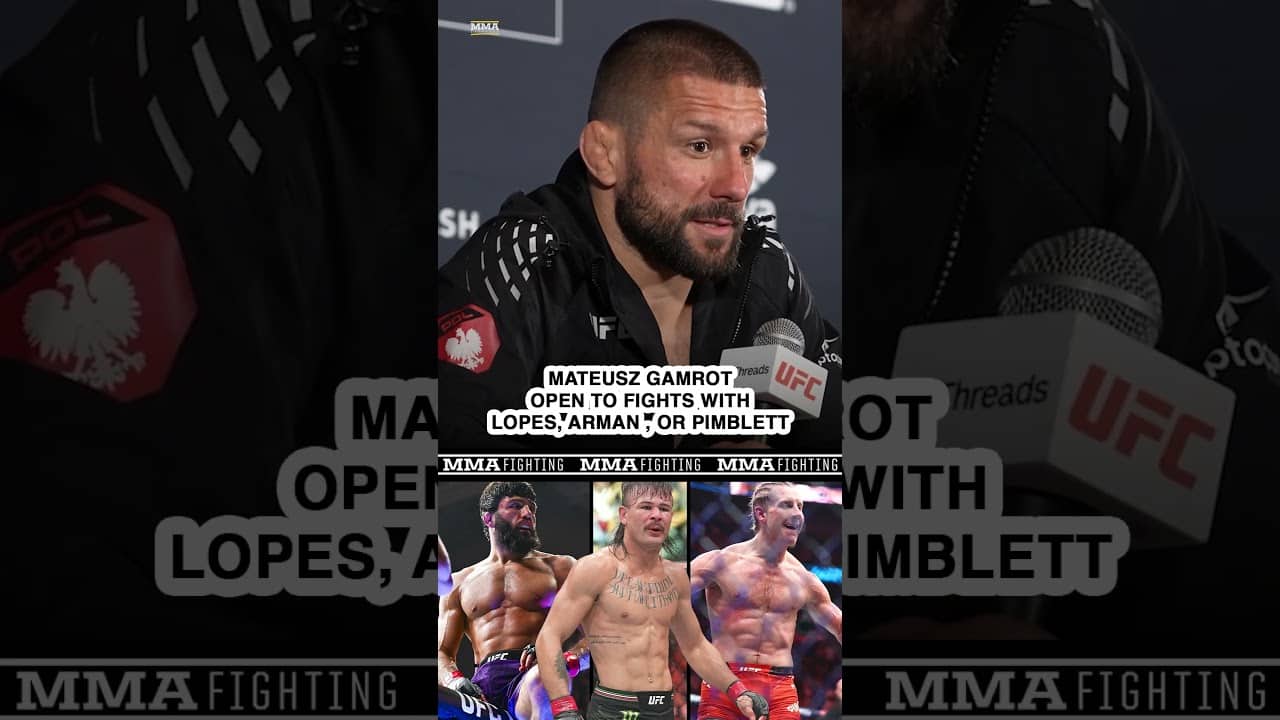 Mateusz Gamrot down to fight Diego Lopes, Arman Tsarukyan, or Paddy Pimblett after win at #UFC327