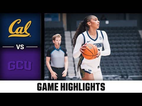 Grand Canyon vs. Cal Game Highlights | 2025-26 ACC Women's Basketball