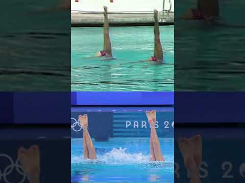 The evolution of Artistic Swimming Duets! 🤩 #Olympics