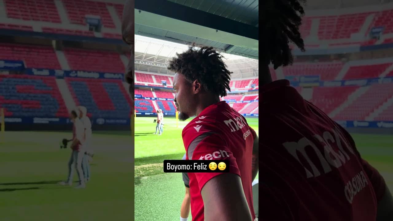 😁 Boyomo, feliz #osasuna #football #futbol