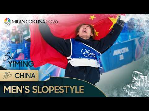 China's Su Yiming slings his way to slopestyle GOLD | Winter Olympics 2026 | NBC Sports