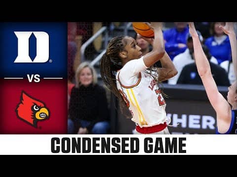 Duke vs. Louisville Condensed Game | 2025-26 ACC Women's Basketball