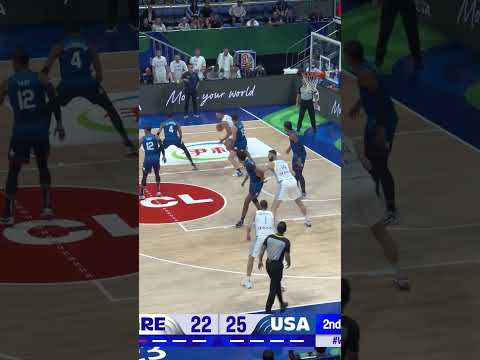 Austin Reaves is SNEAKY athletic 🥶🐰 #FIBAWC