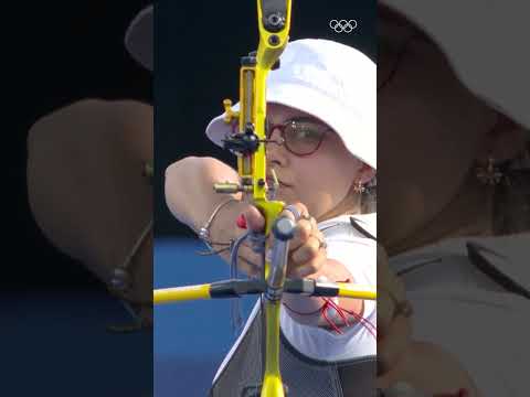 "I felt my baby kick before I shot this last arrow, and then I hit a 10." - Yaylagül Ramazanova 🤰