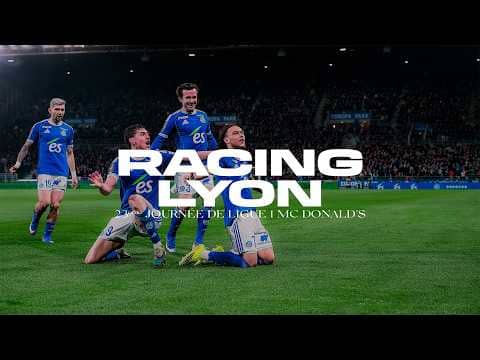 Racing-Olympique Lyonnais (3-1) : les buts vus du bord terrain ⚽️🎬