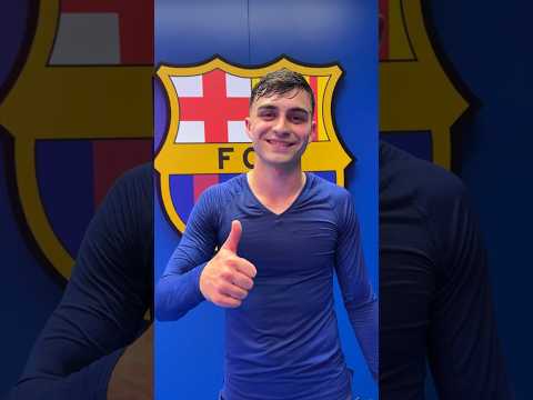 Welcome back, Pedri! 😍 #shorts #fcbarcelona #shortsvideo