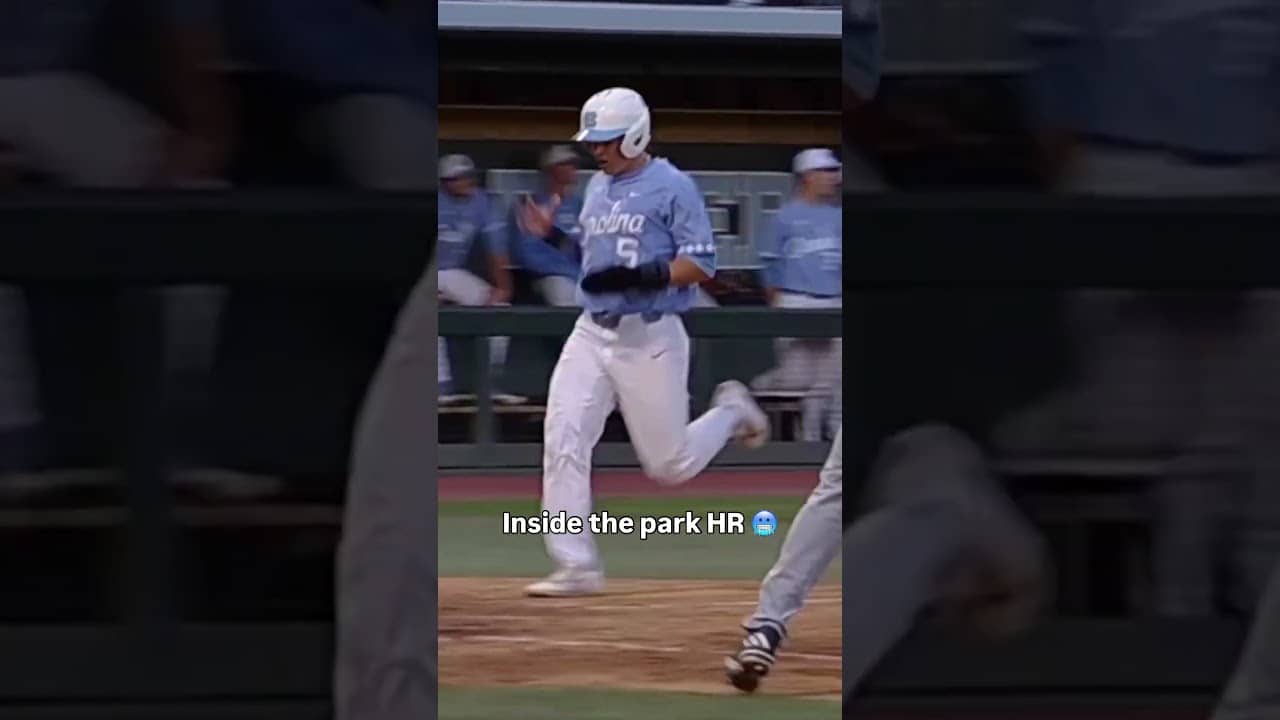 Sliding finish 👏 #unc #accbaseball #collegebaseball