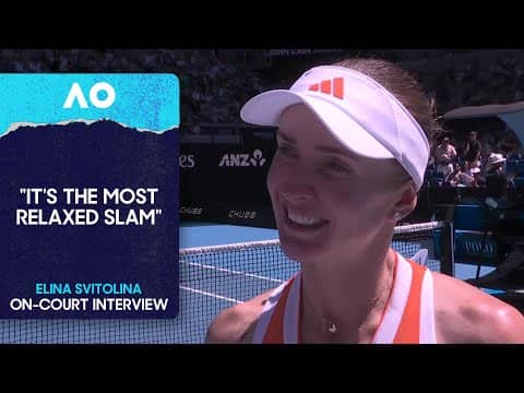 Elina Svitolina On-Court Interview | Australian Open 2026 First Round