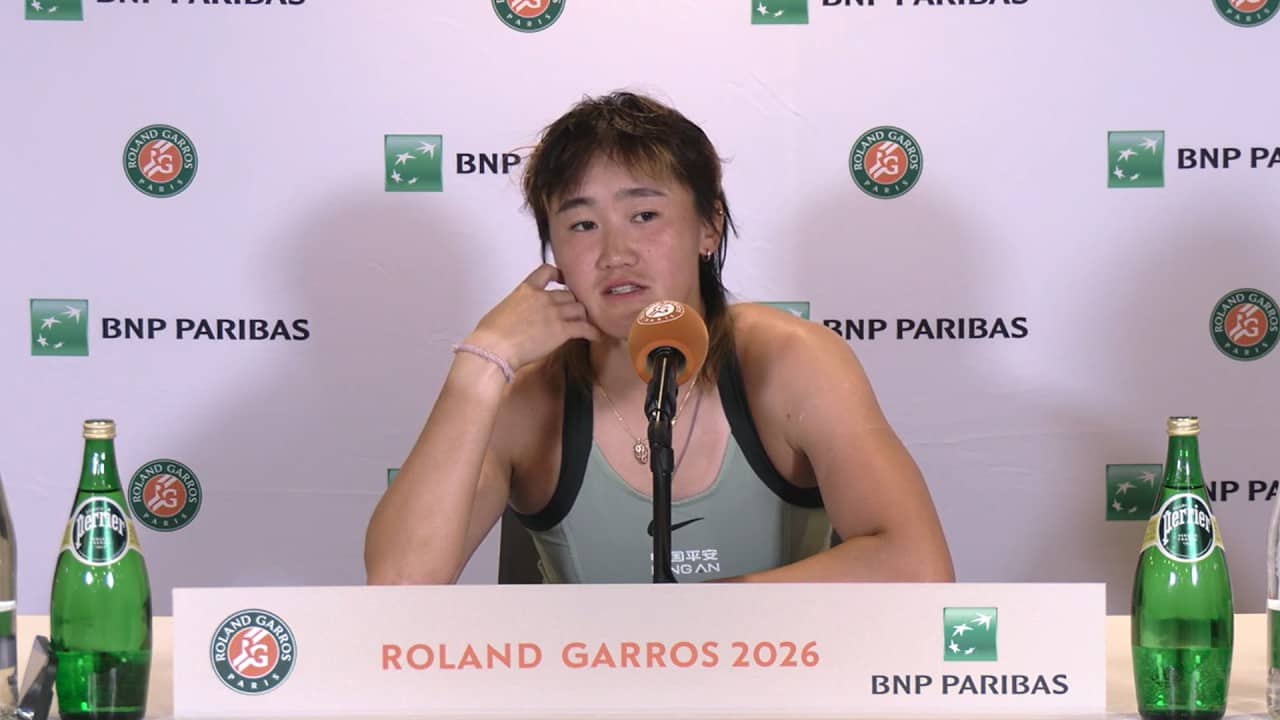 Roland-Garros 2026 - Xiyu Wang Emotional On Hailey Baptiste Injury: “I Feel So Sad”