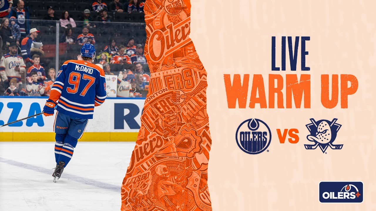 ARCHIVE | Warmup  -  Oilers vs Ducks - Game 1