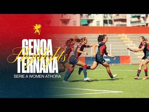 HL | GENOA 3-1 TERNANA | SERIE A WOMEN ATHORA 25/26