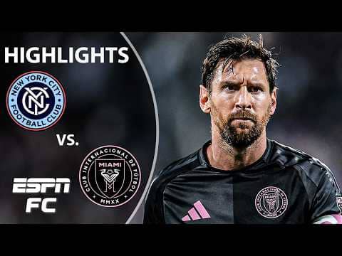MESSI BRACE 🙌 New York City FC vs. Inter Miami | Full Game Highlights | ESPN FC