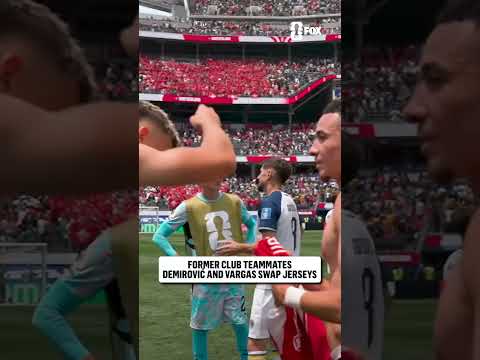 Respect between Demirović and Vargas 🤝
