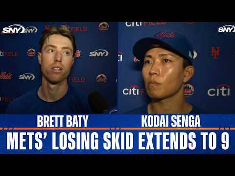 Brett Baty and Kodai Senga postgame after losing streak extends to 9 Games