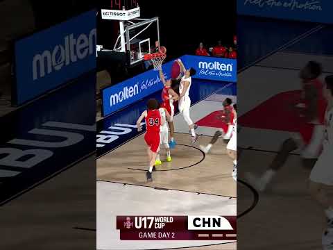 China's block king in the making 🚫👑 #FIBAU17