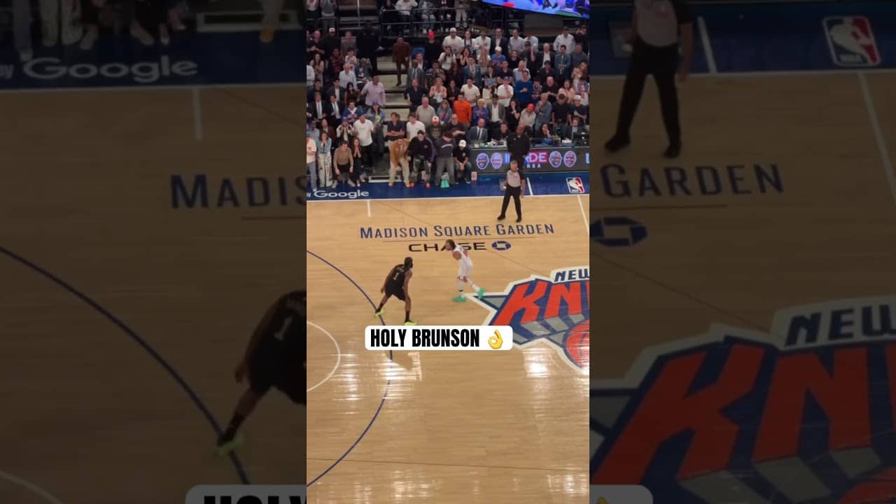 BRUNSON IS COOKIN #nba #nyknicks #nbaplayoffs