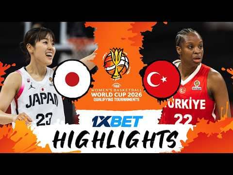 Japan 🇯🇵 v Türkiye 🇹🇷 | Highlights | #FIBAWWC 2026 Qualifying Tournament