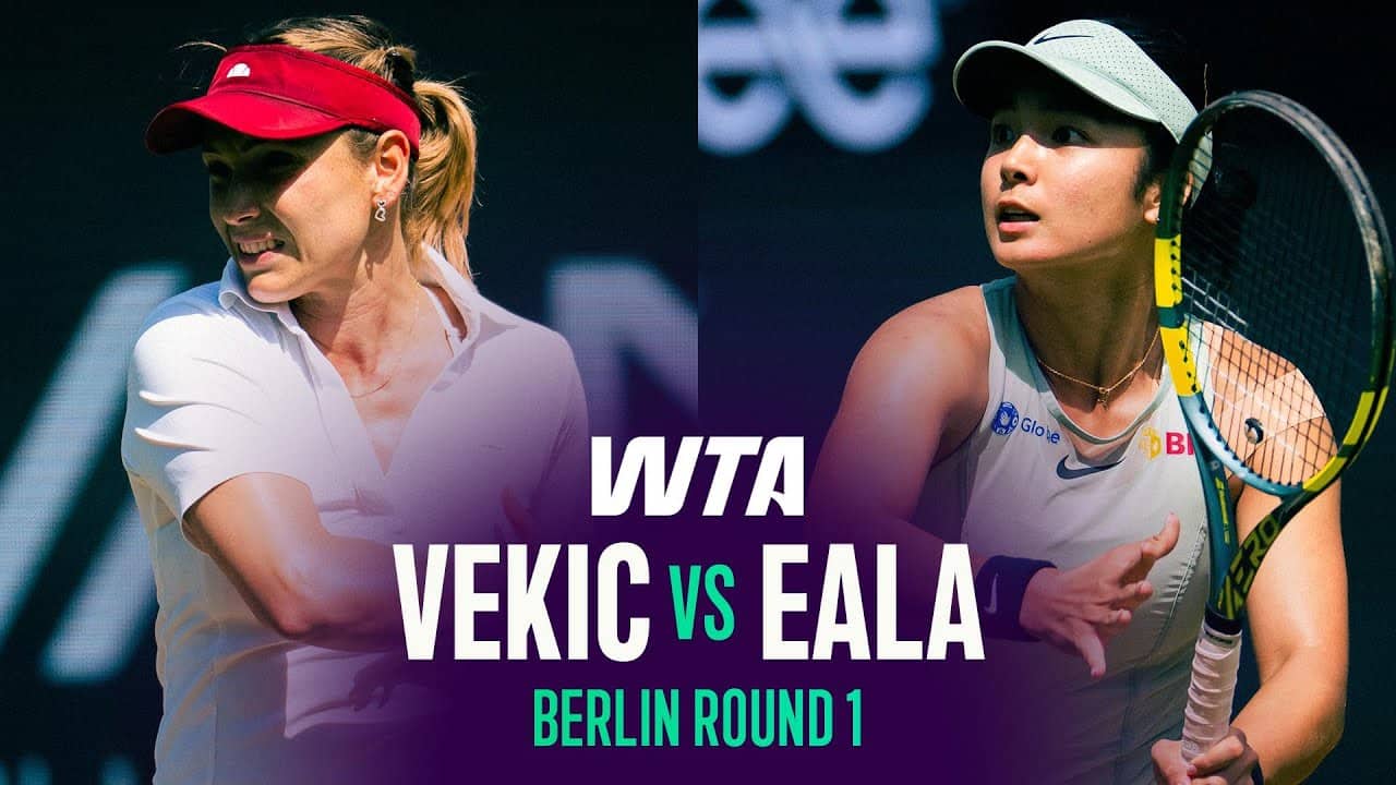 Donna Vekic vs. Alexandra Eala | 2026 Berlin Round 1 | WTA Match Highlights