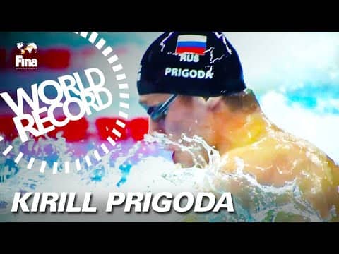 Kirill Prigoda Breaks 200m Breaststroke World Record | #FINAHangzhou2018