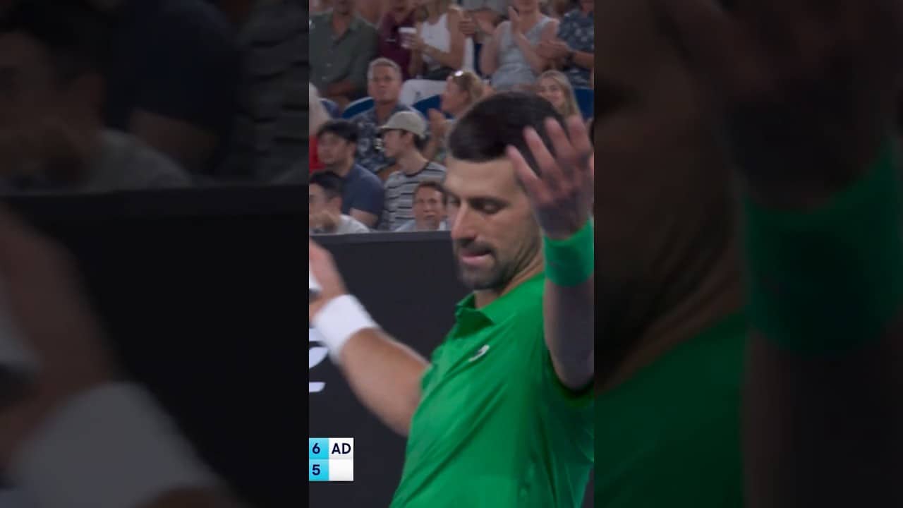 Djokovic is VEXED after fan shouts mid-point! 🥵