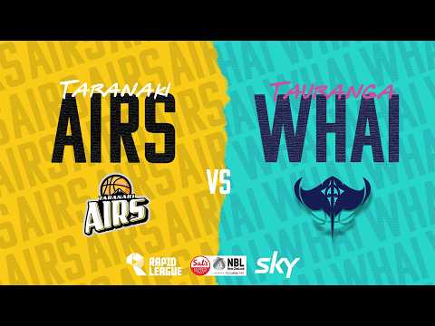 LIVE - Taranaki Airs v Tauranga Whai | @SalsNBL 2026