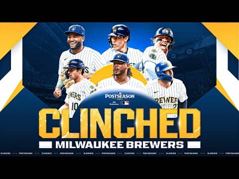 🥞 CLINCHED 🥞 For the 3rd straight year, the Brewers are NL Central champs! (Road to October)