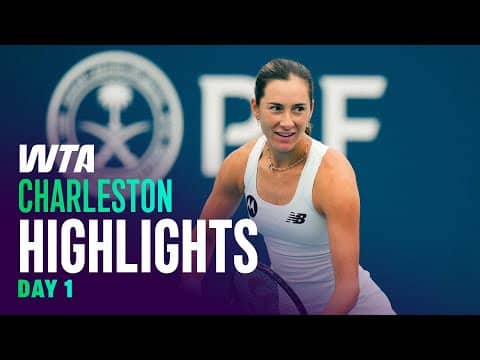 Day 1 of Charleston action Featuring Kessler, Vekic, Parks, and more | WTA Match Highlights