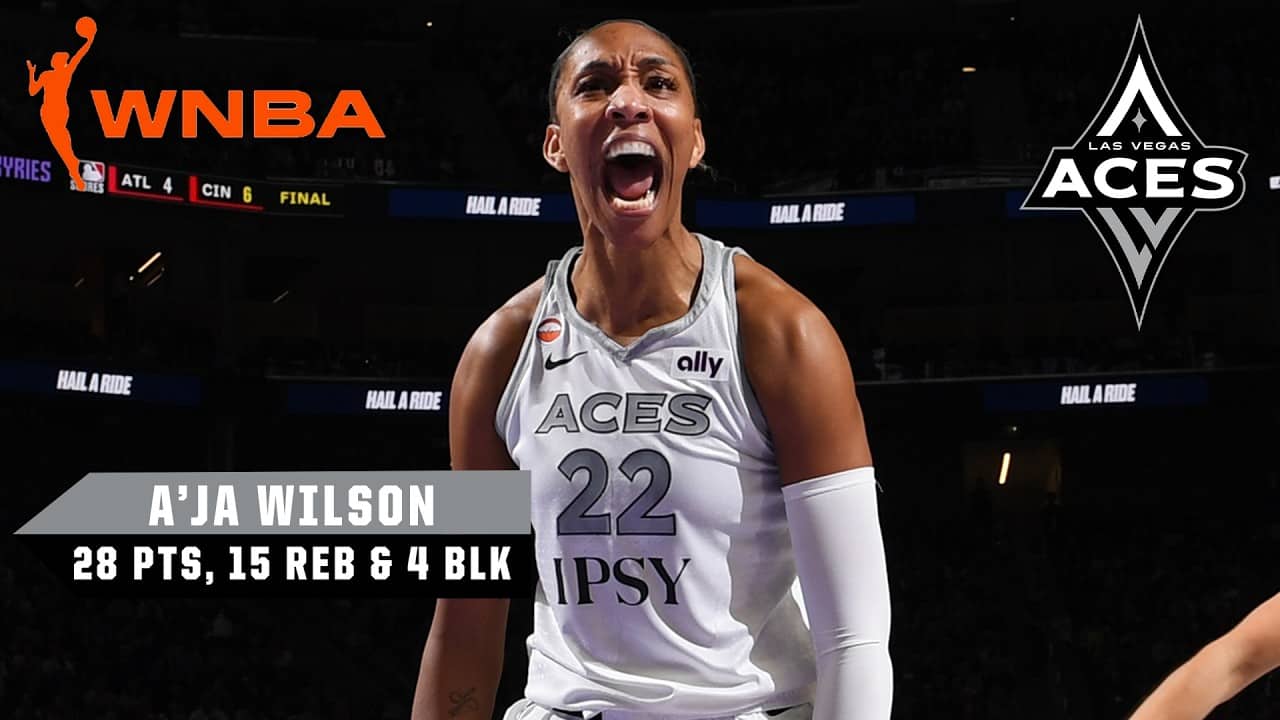 THE MVP PUTS ON A SHOW 😮‍💨 A'ja Wilson and the Aces win vs. the Valkyries | WNBA on ESPN