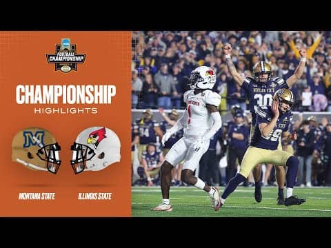 Montana State vs. Illinois State: 2025-26 FCS football championship highlights