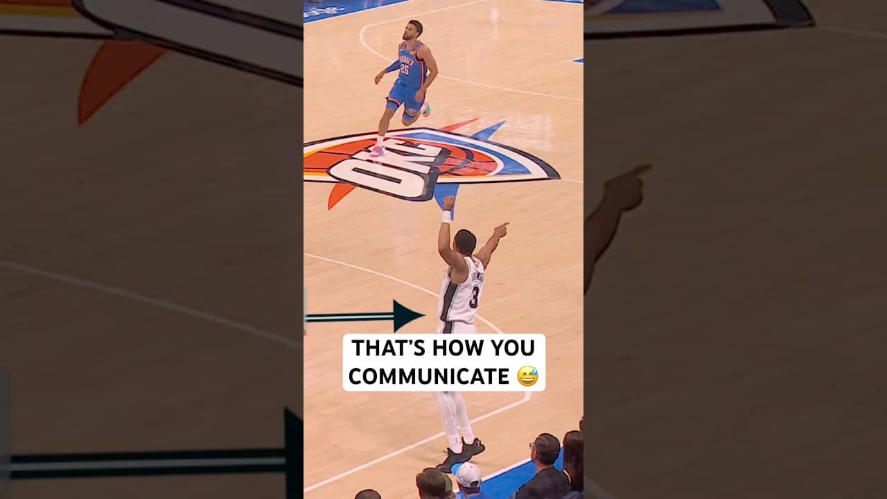 Keldon Johnson was playing traffic cop
