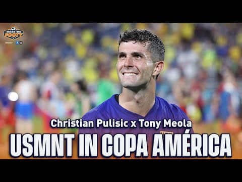 Christian Pulisic & Tony Meola Talk Copa América | Morning Footy | CBS Sports Golazo