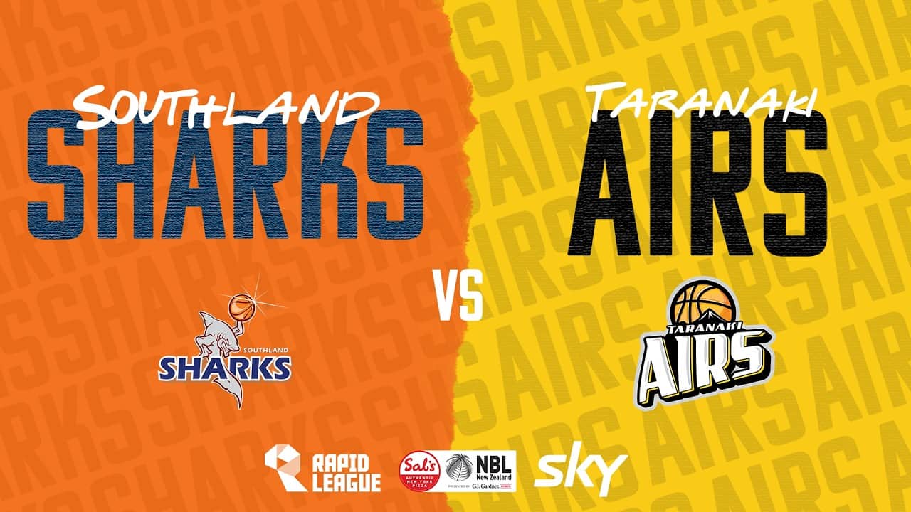 RE-LIVE | Southland Sharks v Taranaki Airs | Full Basketball Game | @SalsNBL  2026
