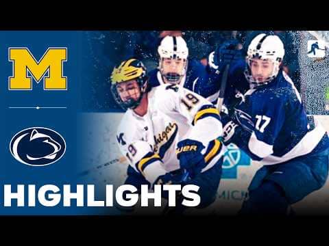 Michigan vs Penn State | NCAA College Hockey | Highlights - February 13, 2026