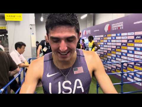 Bryce Hoppel feels ready to go at Worlds after heavy training block in August