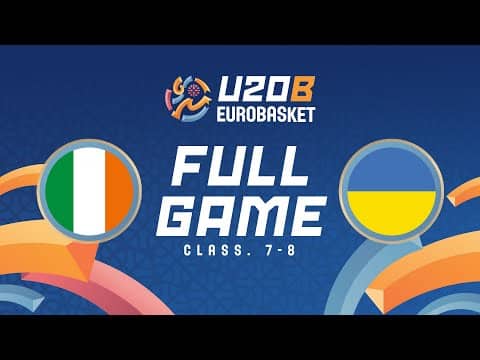 LIVE - Ireland v Ukraine | FIBA U20 Women's EuroBasket 2025 Division B | Class. 7-8