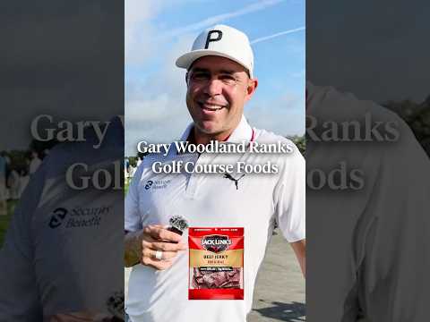 Gary Woodland ranks golf course foods. 🌭 Do you agree with his picks?