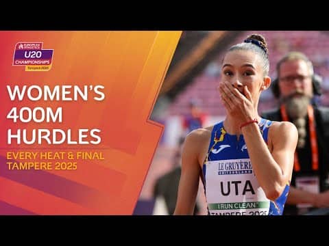 Photo Finish Championship Record! 😱 EVERY Heat & Final of the Women's 400m Hurdles | Tampere 2025