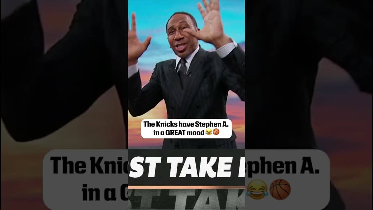 Stephen A.'s too hype 😂