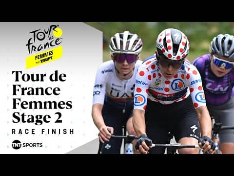 GREAT PERFORMANCE! 👏 | Tour de France Femmes Stage 2 Final KM's | TNT Sports Cycling