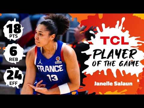Janelle Salaun (18 PTS) | TCL Player Of The Game | GER vs FRA | #FIBAWWC 2026 Qualifying Tournament