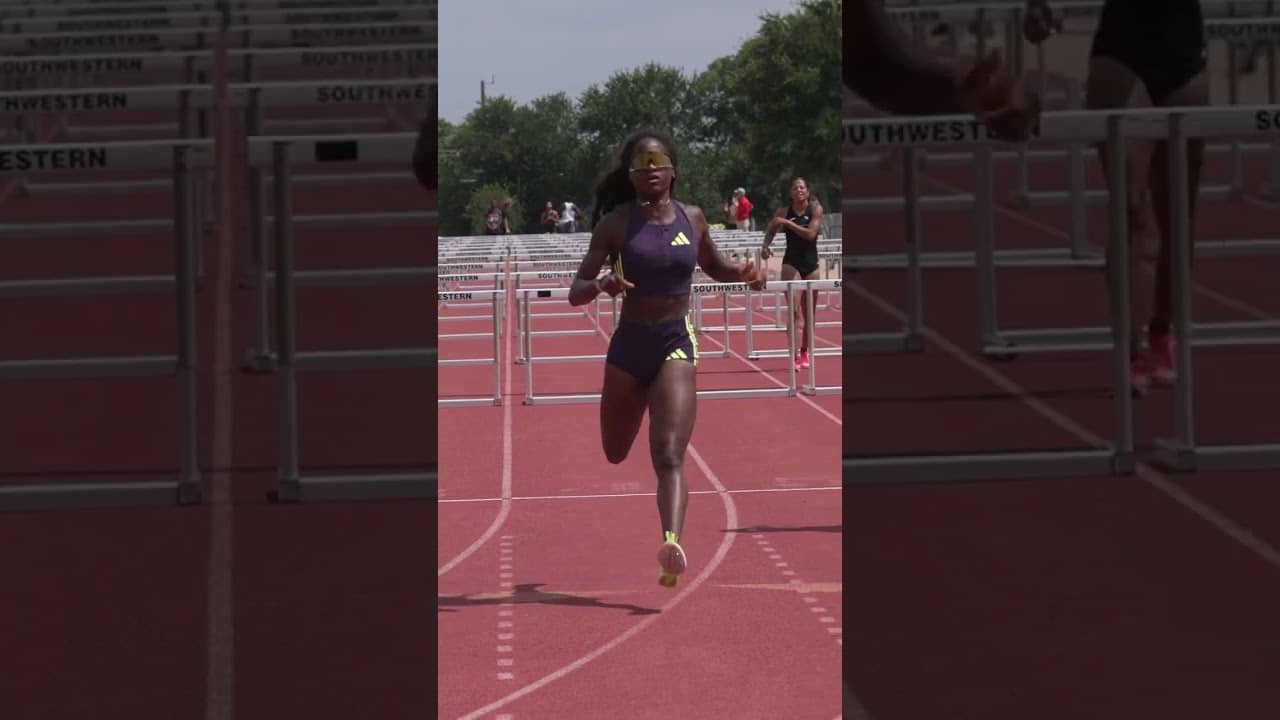 Olympic silver medalist puts on a show🍿