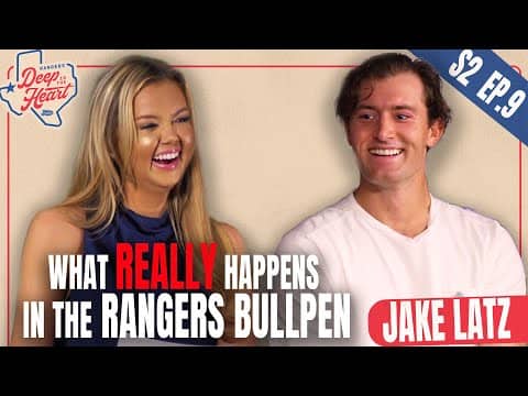 What REALLY happens in the Rangers Bullpen? | Rangers Deep in the Heart | Ep. 9 with Jacob Latz