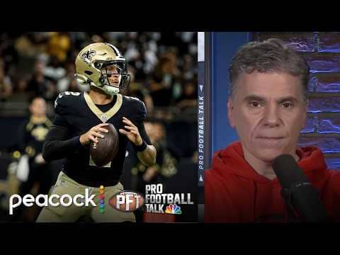 Expectations for New Orleans Saints with Spencer Rattler starting | Pro Football Talk | NFL on NBC