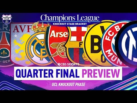 Champions League Quarterfinal PREVIEW | Arsenal vs. Real Madrid, Barcelona vs. Dortmund | CBS Sports