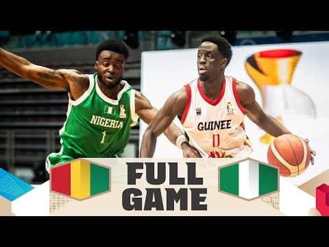 Guinea v Nigeria | Full Basketball Game | FIBA Basketball World Cup 2027 African Qualifiers