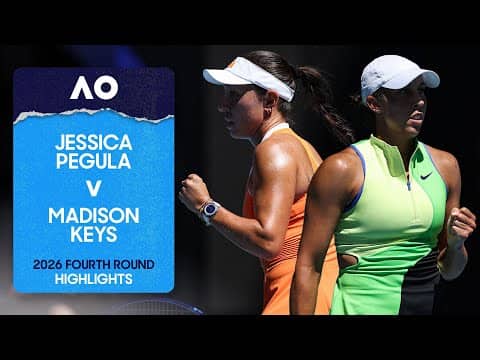 Jessica Pegula v Madison Keys Highlights | Australian Open 2026 Fourth Round