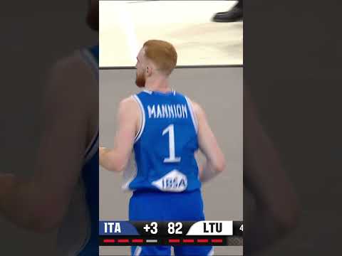 Nico Mannion can't stop scoring 🔥🇮🇹 #FIBAWC