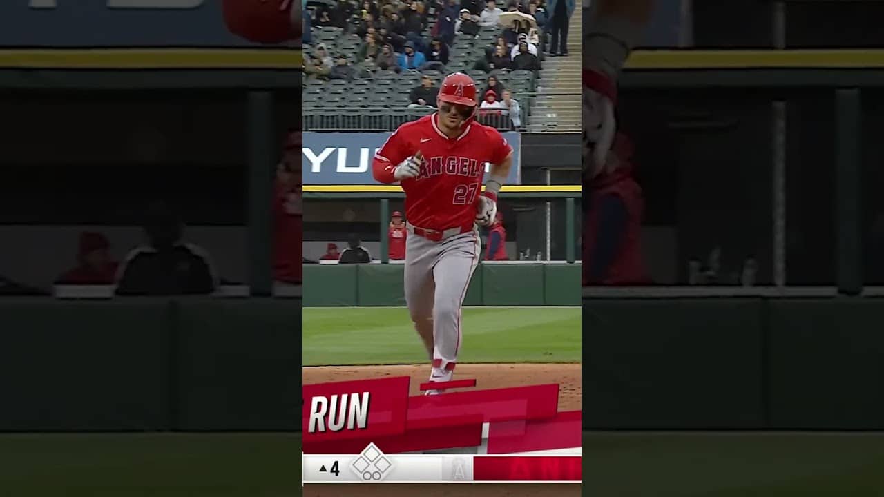 Mike Trout crushes his 10th home run of the season 🔥