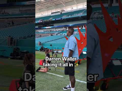 Darren Waller is set to make his Dolphins debut 💪