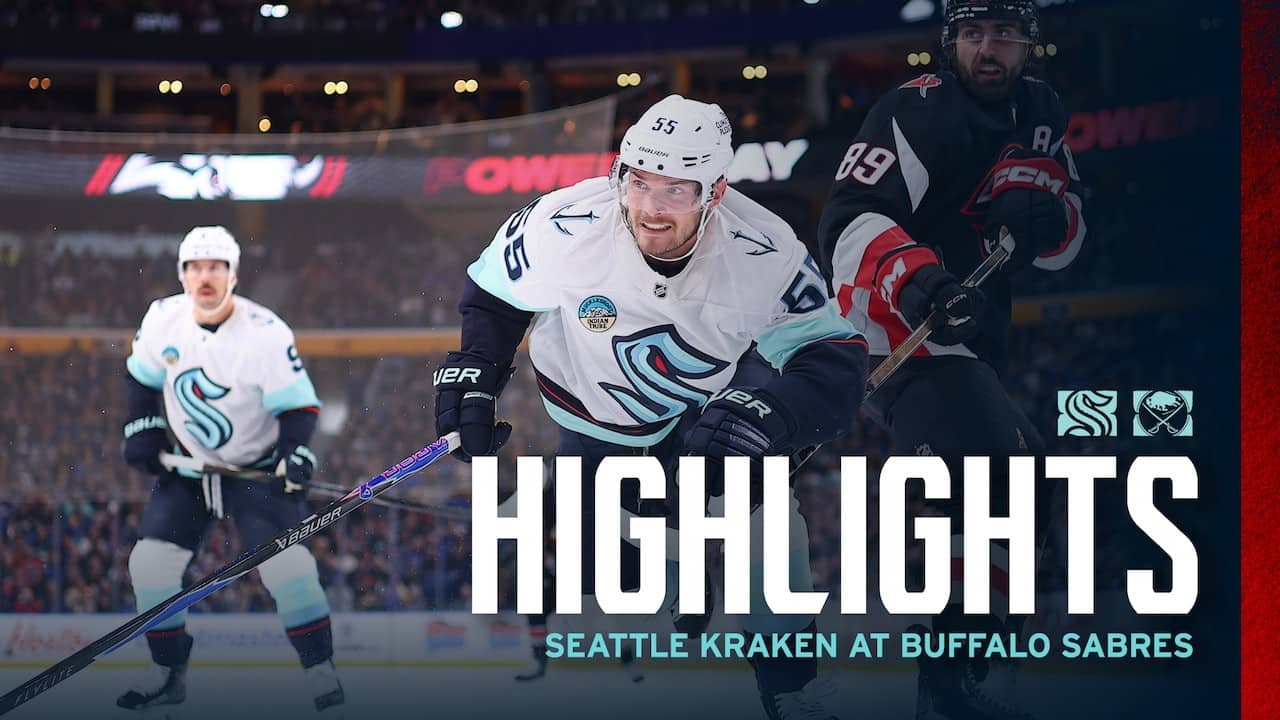 Seattle Kraken at Buffalo Sabres | 3/28 Game Highlights